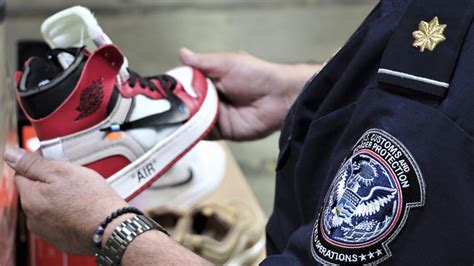 us customs fake shoes|illegal import of counterfeit goods.